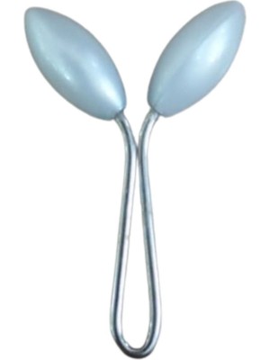 Pazarcan Eşarp Klipsi Başak Model Beyaz 1 Adet