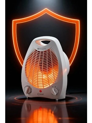 VeraGlobe Buğz Elektrikli Isıtıcı Fan