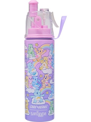 Smiggle - Care Bears Su Püskürtmeli 500ML Çelik Matara