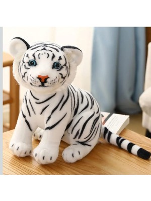Berattoys 30 cm Peluş Kaplan Figür Oyuncak Uyku Arkadaşı Oyun Arkadaşı Hediyelik Peluş Kaplan