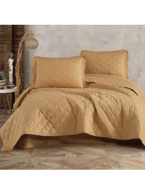 SHC4200 Çift Kişilik Yatak Örtüsü Tafana V4 Zencefil