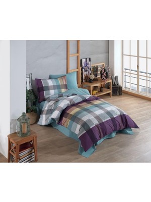 Pazarcan Tek Kişilik Poplin Nevresim Takımı Virginia Bordo