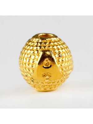 SHC4200 8 mm Sarı Renkli Metal Harf ( Metal Tesbih Harfi )