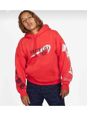 Nike Sb "skate Like A Girl" Skate Fleece Erkek Sweatshirt DQ7304-696