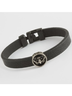 SHC4200 Çift Başlı Kartal Kaliteli Suni Deri Bileklik