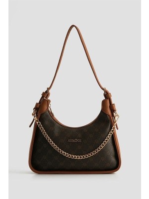 Armine Bayan Çanta 386 Kahve Noktalı