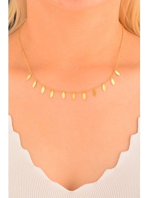 Cebeci 22 Ayar Pullu Altın Kolye