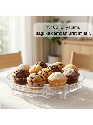 Selen Concept Bubble Model Cam Ayaklı Sunumluk Tekli