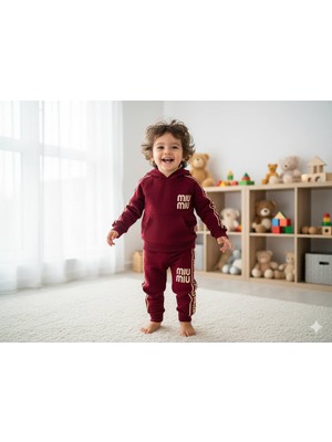 Deco Mıu Baskılı Unısex Çocuk Takım