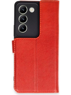 SHC4200 V30 Lite 4g Kılıf S Kapaklı Kılıf - Kırmızı