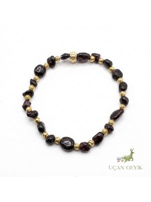 Uçan Geyik Obsidyen Doğal Taş Bileklik - Duygusal Denge, Korunma, Farkındalık