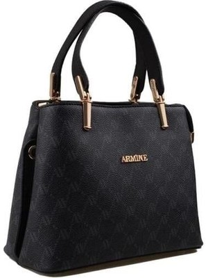 Armine Bayan Çanta 351 Siyah Noktalı