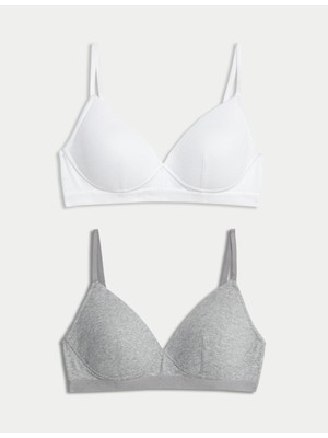 Marks & Spencer 2'li Balensiz Pamuklu Ilk Sütyenim