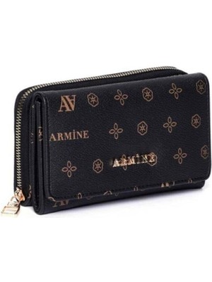 Armine Bayan Çanta C12 Siyah Baskılı