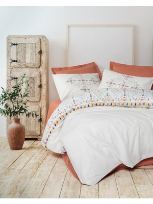 Pazarcan Çift Kişilik Nevresim Takımı Milis Kiremit 8680108078280