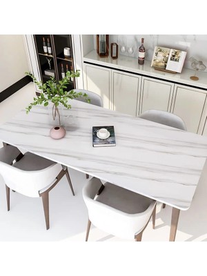 Açık Mermer Desenli Yapışkanlı Kaplama Kağıdı  Büyük Boy 5 Metre CHN-T775