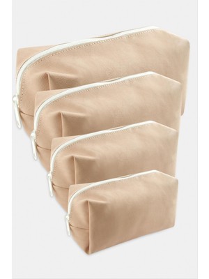 SHC4200 4 Adet El Tutmalı Makyaj Çantası