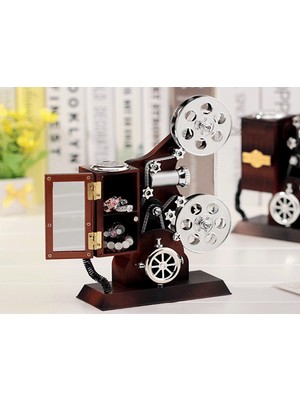 Starseven Projektör Şeklinde Takı Çekmeceli Müzik Kutusu