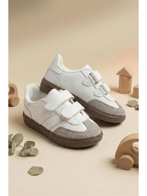 Oksit Smb Bantlı Cırtlı Unisex Retro Stil Çocuk Spor Ayakkabı Konforlu Adımlar Şık Tasarım