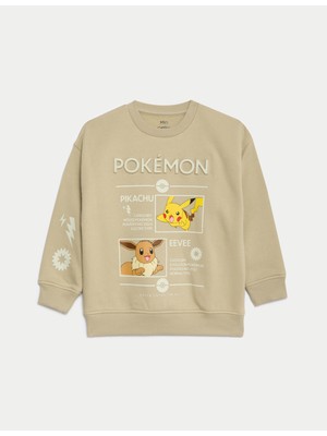 Marks & Spencer Pamuklu Pokémon:trade_mark: T-shirt (2-8 Yaş)
