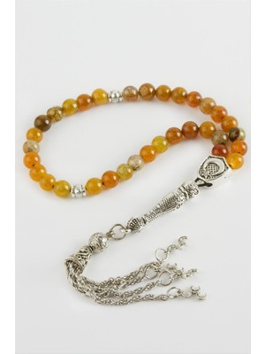 SHC4200 Akik Doğaltaş Tesbih 6 mm