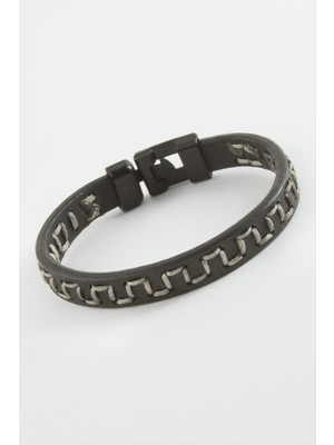 SHC4200 Labirent Kaliteli Suni Deri Bileklik