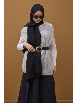 HE-QA Soft Kraş Şal Siyah