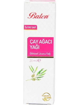 SHC4200 Çay Ağacı Yağı (Distilasyon) 20 ml Cam Şişe