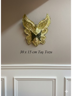 Merya Taştozu Venedik Maske Duvar Süsü