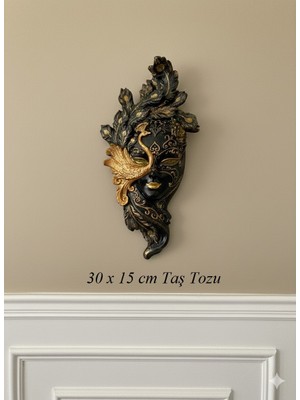 Merya Taş Tozu Venedik Maske Duvar Süsü