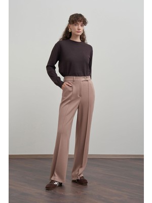 ALLDAY Vizon-Yumuşak Dokulu Palazzo Pantolon