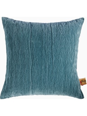 The House Of Lyria Sterna Mavi Pamuk Kadife Yastık