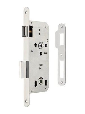 Hafele Gömme Kapı Kilidi 45X18MM Wc Mat Nikel