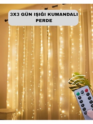 Genel Tedarik Uzaktan Kumandalı Perde Tipi Günışığı Peri LED Işık Dekorasyon - EMTHBA8509-9011