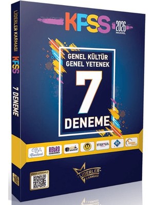 Liderler Karması Yayınları 2026 Kpss Genel Kültür Genel Yetenek 7 Deneme
