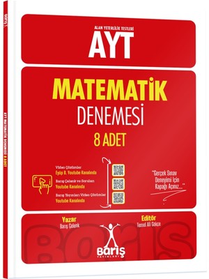 Barış Yayınları AYT Matematik Denemesi 8 Adet