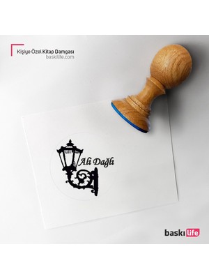 Baskı Life Kişiye Özel Kitap Damgası Kitap Mührü Kaşe Kitap Mühür Özel Damga 303