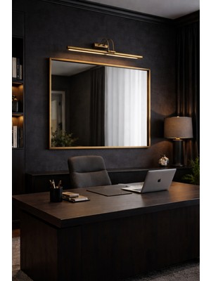 Modern Dekoratif Flüt Aplik Pilli Eskitme Kasa Gün Işığı Ayna Tablo Üstü Aydınlatma Armatürü