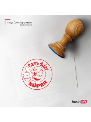 Baskı Life Kişiye Özel Kitap Damgası Kitap Mührü Kaşe Kitap Mühür Özel Damga 156