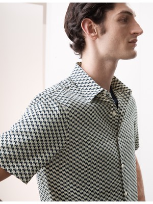 Marks & Spencer Geometrik Desenli Gömlek