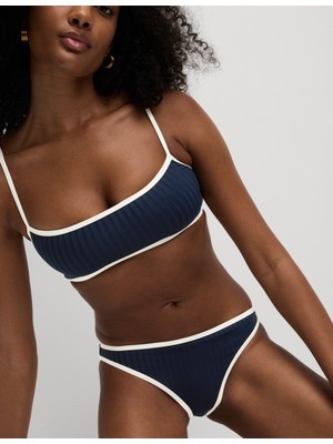 Marks & Spencer Fitilli Kenar Detaylı Yüksek Belli Bikini Altı