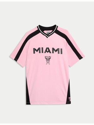 Marks & Spencer Inter Miami Baskılı T-Shirt (6-16 Yaş)