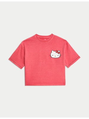 Marks & Spencer Saf Pamuklu Hello Kitty™ T-Shirt (1-8 Yaş)