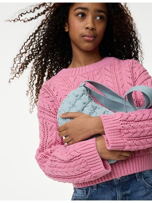 Marks & Spencer ​pamuk Karışımlı Işıltılı Kazak (2-16 Yaş)​