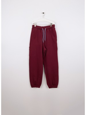 Benetton Lastikli Paça Bordo Erkek Çocuk Eşofman Altı 3J68CF06L