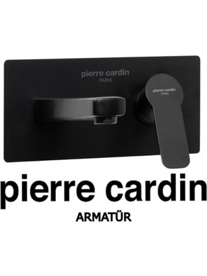 Pierre Cardin Ankastre Lavabo Armatürü Siyah