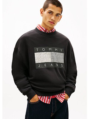 Tommy Hilfiger Tjm 90S Distressed Logolu Sweatshirt