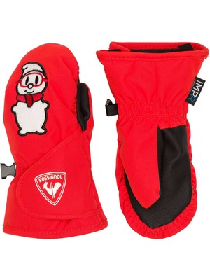 Rossignol L3 Baby Impr Unisex Çocuk Kırmızı Eldiven