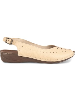 Muya Knotted Anatomik Taban Hakiki Deri Kadın Sandalet