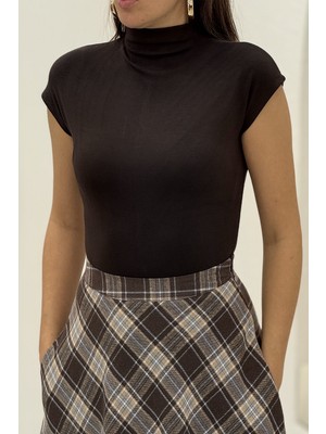 Pepicino Acı Kahve Balıkçı Yaka Bluz 17720